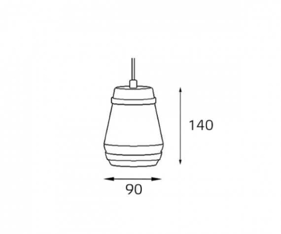 Подвесной светильник Italline Leo SP 6264 brass 