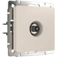 ТВ-розетка оконечная (айвори матовый) W1183062 Werkel