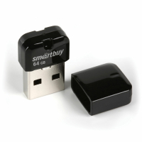 Набор из 2 шт, Флеш-диск 64 GB, SMARTBUY Art, USB 2.0, черный, SB64GBAK (513611)