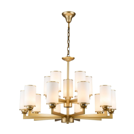 Люстра подвесная Favourite Sollemnis с лампочками 2621-15P+Lamps E27 Свеча 