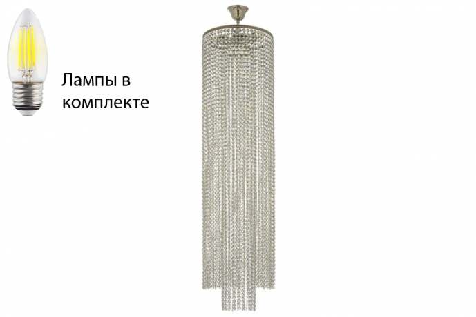 Люстра подвесная с лампочками Arti Lampadari Stella E 1.5.30.101 N+Lamps 