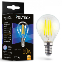 Лампа светодиодная Voltega Globe 6W E14 6Вт 2700K 7212