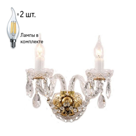 Бра с лампочками Favourite Monreal 1735-2W+Lamps 