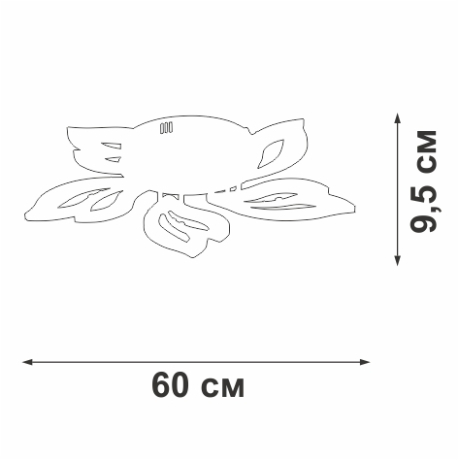 Люстра Vitaluce V2520-0/5PL 