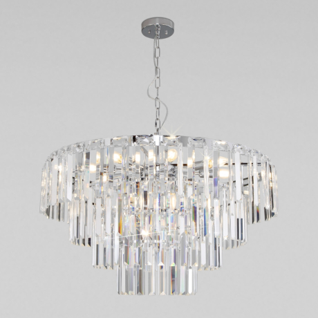 Подвесная люстра Eurosvet 10130/10 хром (a060641) 