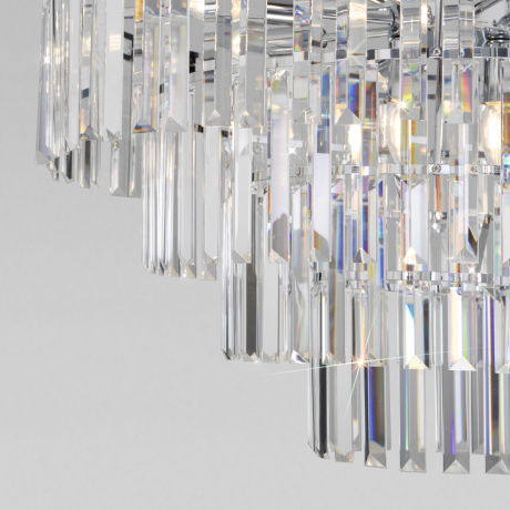 Подвесная люстра Eurosvet 10130/10 хром (a060641) 