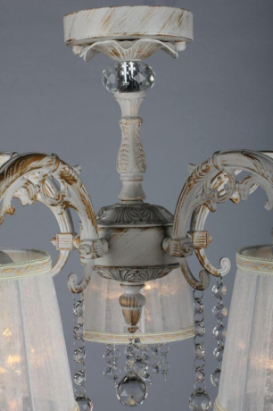 Люстра с поддержкой Алисы потолочная Omnilux OML-30007-05-A 