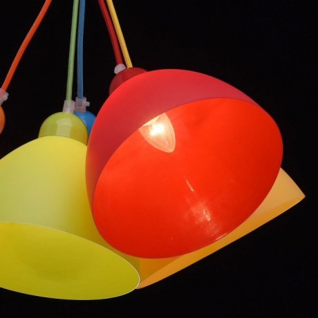 Подвесная люстра со светодиодными лампочками E27, комплект от Lustrof. №21195-673938 