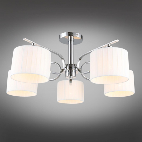 Люстра с поддержкой Алисы потолочная Omnilux OML-34207-05-A 