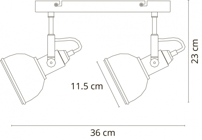 Нарушена упаковка! <15992> Спот Arte Lamp Martin A5213AP-2BR