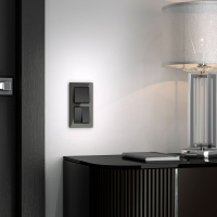 Клавиша для выключателя перекрестного (черный) Hammer Werkel W1219008