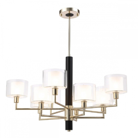 Потолочная люстра на штанге Crystal Lux MAESTRO SP-PL5+5 GOLD 