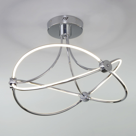 Потолочная люстра с управлением по Wi-Fi Eurosvet Petto 90246/6 хром (a055663) 