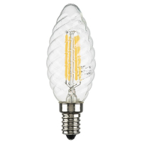 Филаментная светодиодная лампа E14 6W 3000K (теплый) C35 LED Lightstar (933702)