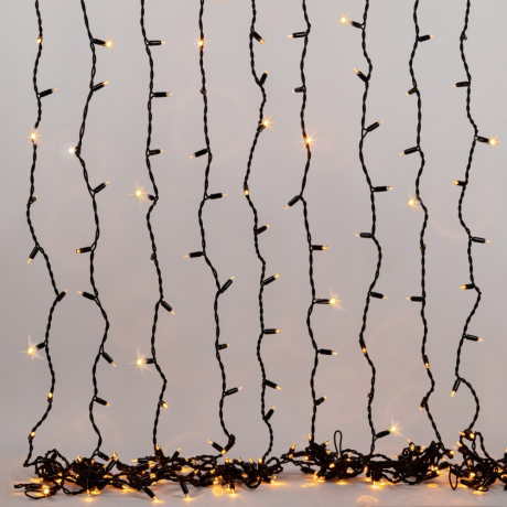 3*2м. Гирлянда занавес желтый Эра ERAPS-Z 600 (Б0060547)