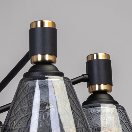 Люстра на штанге со светодиодными лампочками E27, комплект от Lustrof. №520336-674093