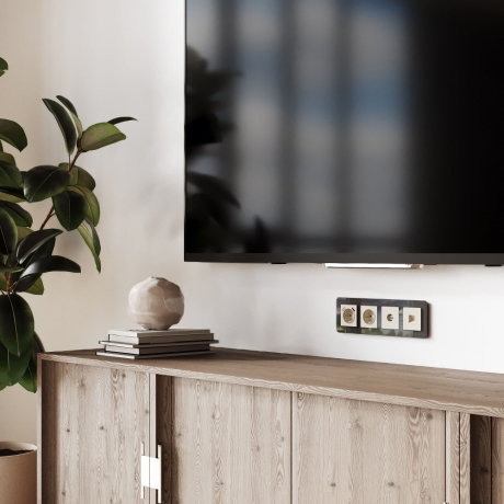 Розетка Ethernet RJ-45 (айвори матовый) W1181062 Werkel 