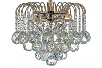 Подвесная люстра с хрустальными подвесками Arti Lampadari Bellagio E 1.5.30.100 N