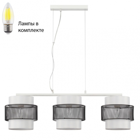 Подвесной светильник с лампочками LUMION 8002/3A+Lamps 
