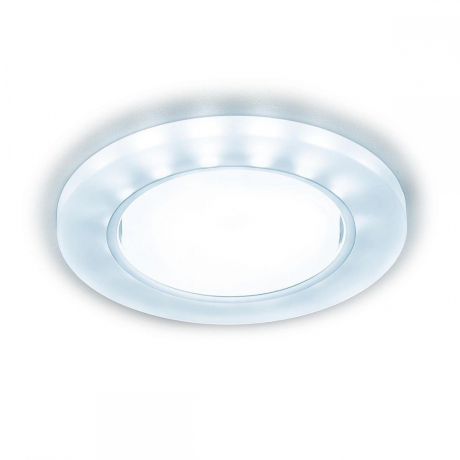 Встраиваемый светильник с LED подсветкой Ambrella light G214 WH/CH/CLD 