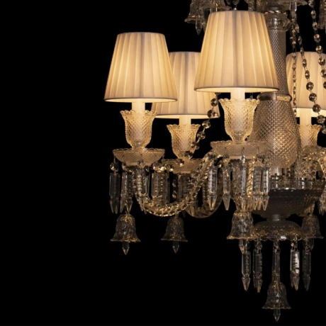 Подвесная люстра с хрусталем Loft IT Zenith 10210/6 White 