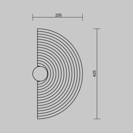 Накладной светильник Freya Felt FR6189WL-L20LG1 