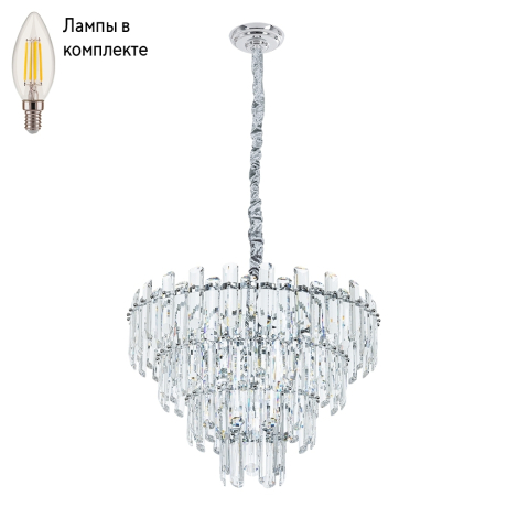 Люстра подвесная с лампочками DIVINARE 3511/02 LM-8+Lamps 