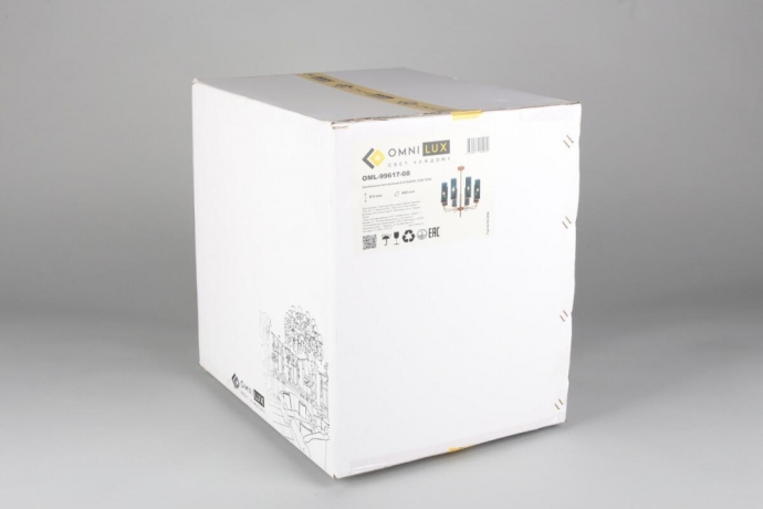 Люстра с поддержкой Алисы На штанге Omnilux OML-99617-08-A 