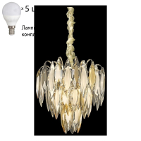 Подвесная люстра с лампочками Wertmark WE144.05.303+Lamps