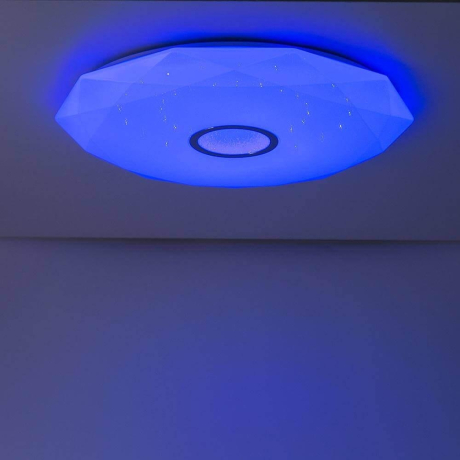 Светодиодная люстра с поддержкой ''Алиса'' и пультом ДУ Citilux Диамант Смарт CL713A100G 