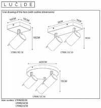 Спот Lucide Grony 17998/05/30