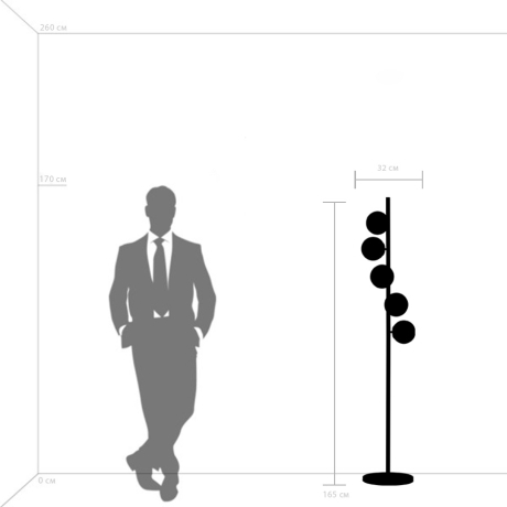 Торшер Lightstar Croco 815753 