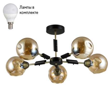 Люстра с Led лампочками в комплекте Rivoli Б0047484+Lamps 