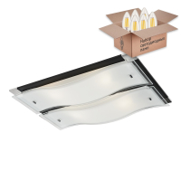 Потолочный светильник с лампочками Velante 510-727-04+Lamps E27 Свеча