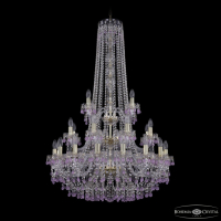 Подвесная люстра Bohemia Ivele Crystal 1410 1410/16+8+4/300/h-130/3d G V7010