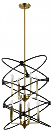 Люстра на штанге Indigo Trionfo 10020/8R Black 