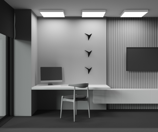 Потолочный светильник Technical C032CL-90W3K-SQ-W Zon 