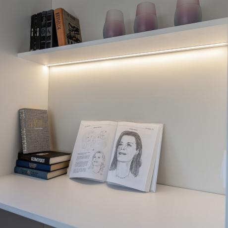 5м. Светодиодная лента теплого цвета 5050, 3300К, 14,4W, 12V, 60LED/m, IP20 Elektrostandard (a027839) 