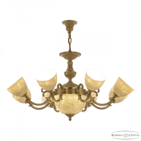 Люстра Bohemia Ivele Crystal 72213P/8/210 G P1 U Rose 