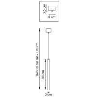 Подвесной светильник Tubo Lightstar 747447