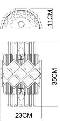 Светильник настенный с лампочками Arte lamp A1039AP-2BK+Lamps