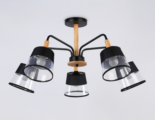 Люстра на штанге с лампочками Ambrella light TR4741+Lamps 