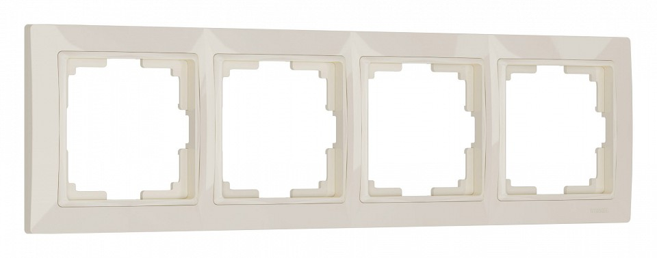 Рамка на 4 поста Werkel Snabb Basic (слоновая кость) W0042003