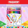 Нарушена упаковка!  <653877> Фломастеры ПИФАГОР "ЕДИНОРОГ", 24 цвета, вентилируемый колпачок, 152450 (152450)