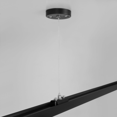Комплект подвесной для однофазного трека 2м. Elektrostandard TRF-1-200-BK (a046952) 