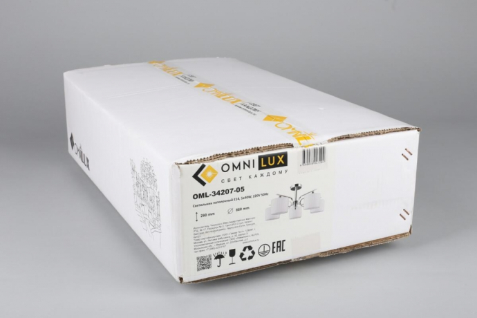 Люстра с поддержкой Маруси потолочная Omnilux OML-34207-05-M 