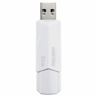Набор из 2 шт, Флеш-диск 32GB SMARTBUY Clue USB 2.0, белый, SB32GBCLU-W (513787)