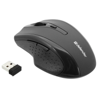 Мышь беспроводная DEFENDER Accura MM-365, 5 кнопок + 1 колесо-кнопка, оптическая, черная, 52365 (512861)
