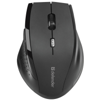 Мышь беспроводная DEFENDER Accura MM-365, 5 кнопок + 1 колесо-кнопка, оптическая, черная, 52365 (512861)