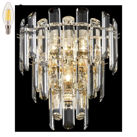 Бра с лампочками Wertmark WE107.03.301+Lamps 